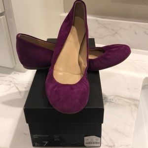 J. Crew Cece flats - violet